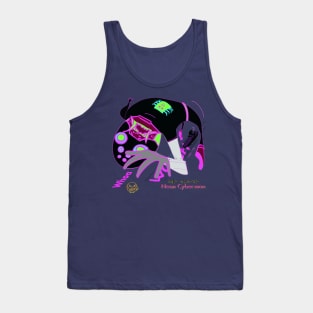 Neon Cyberman Whoa! Tank Top